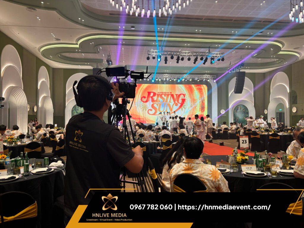 dịch vụ lviestream sự kiện giá rẻ hlive media